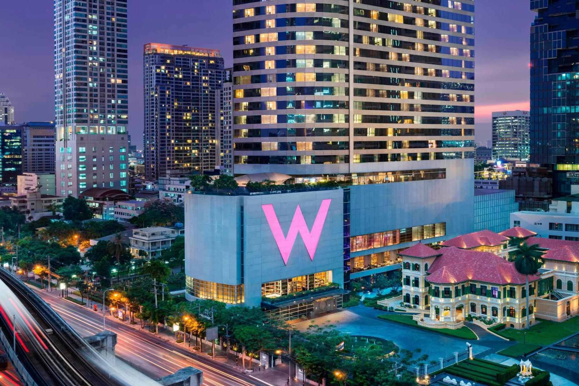 W Bangkok Hotel Exteriör bild